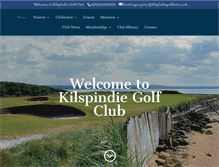 Tablet Screenshot of kilspindiegolfclub.co.uk